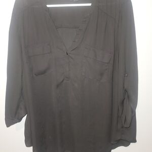 Elegant Black Women's Top